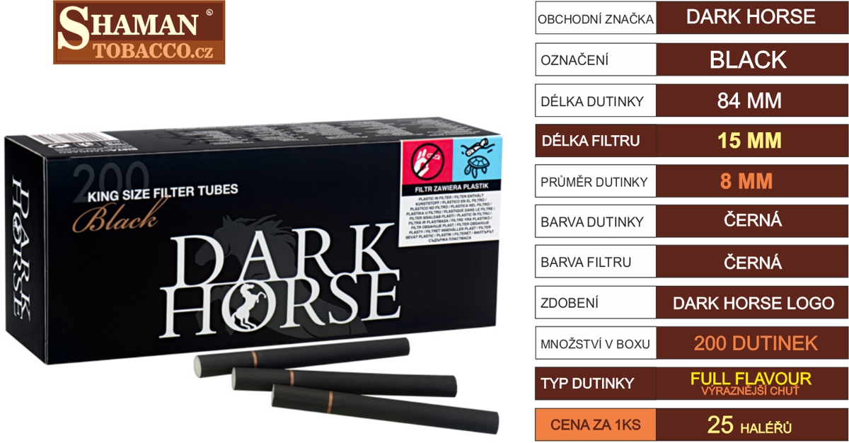 parametry_dark_horse_black_200_SHAMANTOBACCO.cz_01